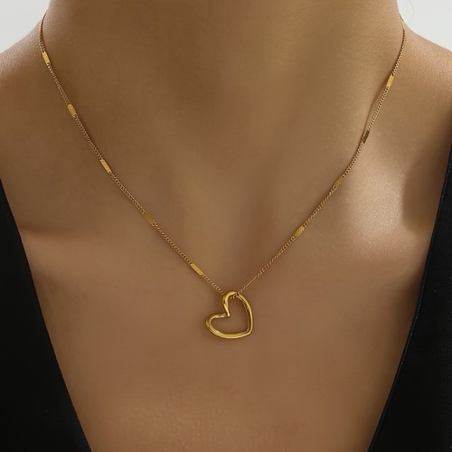 Bellorie herz kette edelstahl - herz,