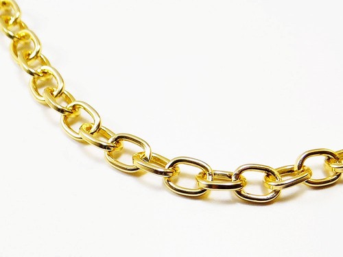 Metallkette aluminium 6x8mm - metallkette,
