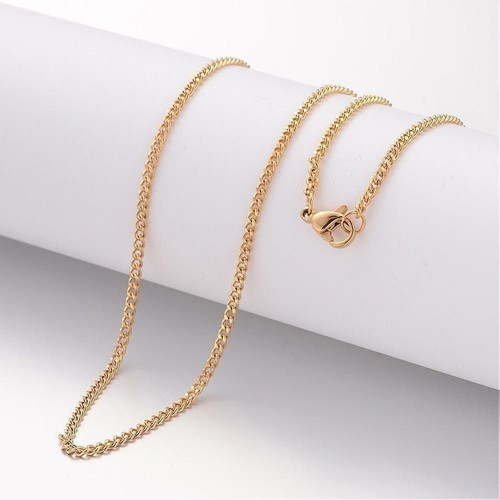 Gliederkette 60cm gold - gliederkette,