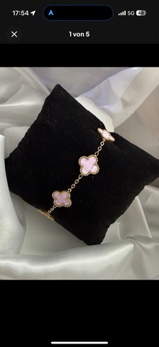 Luxuriöses kleeblatt armband - luxuriöses,