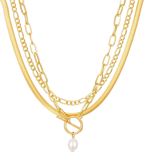 Goldene kette perle - perle|, goldkette