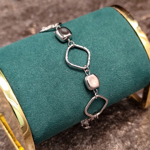 Edelstahl armband damen silber - edelstahl,