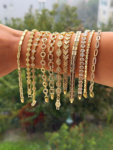 Goldfarbenes modeschmuck - goldfarbenes,