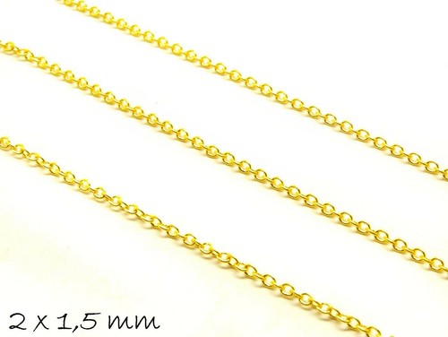 Gliederkette aus messing zur - messing,