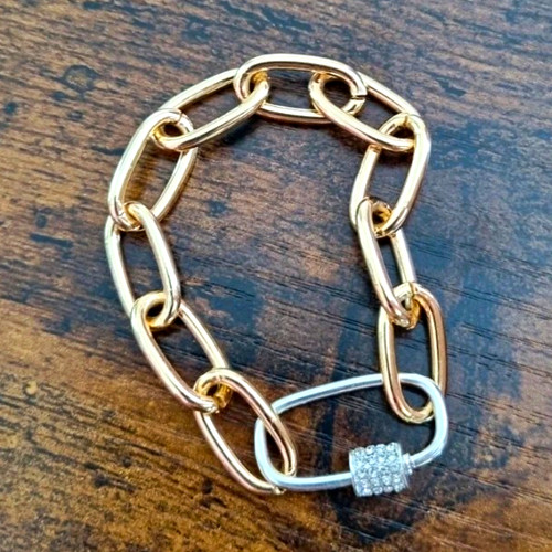 Gliederarmband kette gold - gliederarmband,
