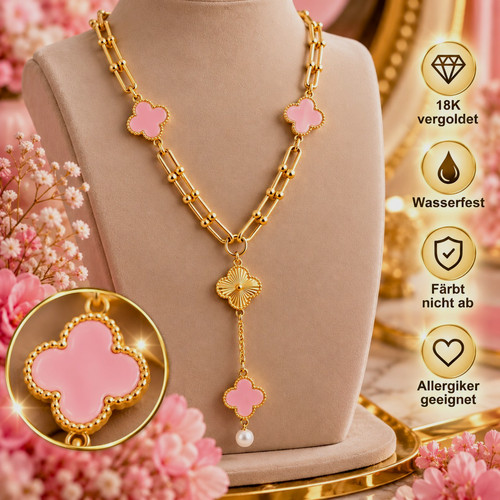 18k vergoldete gliederkette - 18k,