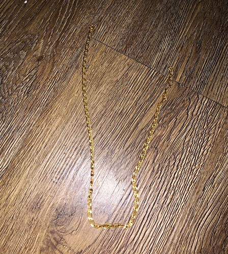 Gold halskette gliederkette - halskette,