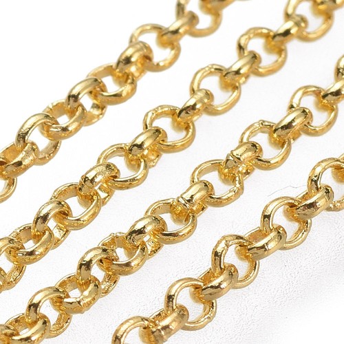 Metall kette gliederkette gold - kette,