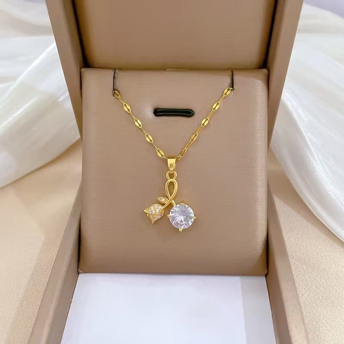 Damenkette gold edelstahl - damenkette,