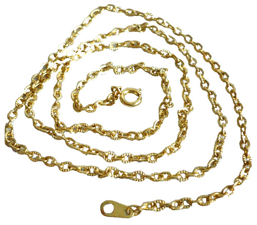 Gold collier glieder - cm,