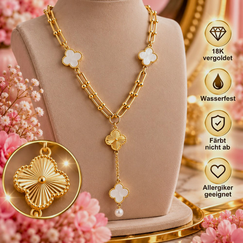 18k vergoldete gliederkette - 18k,