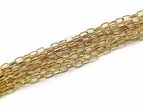 Gliederkette goldfarben - 2,