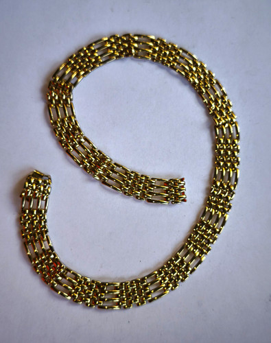 Vintage gliederkette gold - vintage,
