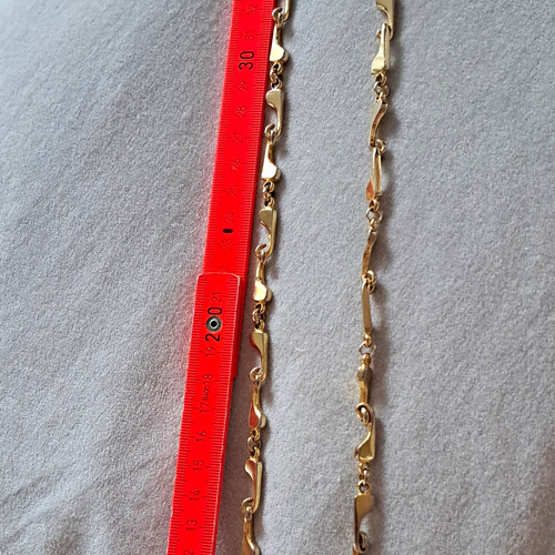 Goldfarbene halskette - goldfarbene,
