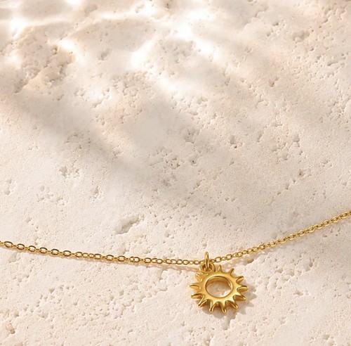 Halskette damen gold mit - halskette,