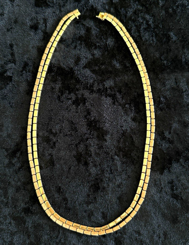 Gold gliederkette halskette - gold,