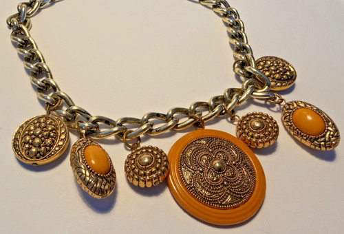Vintage statement kette - vintage,