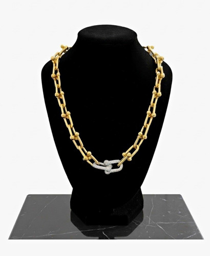 18k vergoldete halskette - 18k,