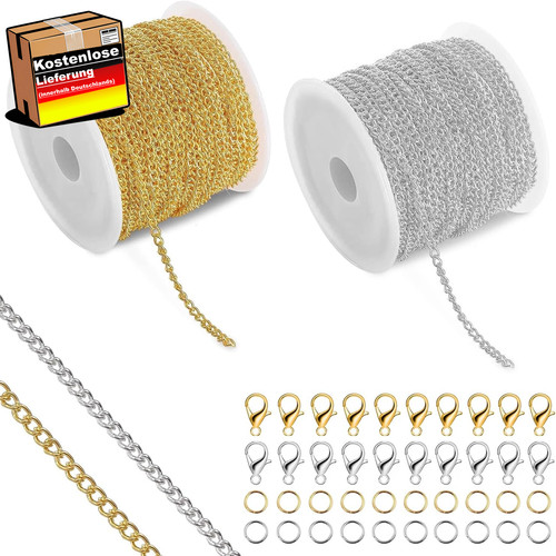 Diy schmuckkette 10m gold - 10m,