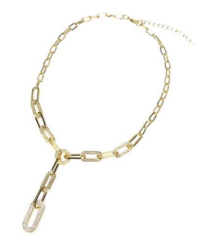 Ella jonte halskette gold - y,