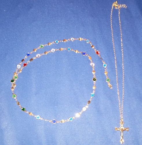 Halskette gliederkette mit - 2x,