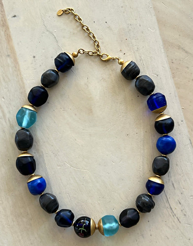 Edles gubo glasperlen collier - edles, glasperlen-collier